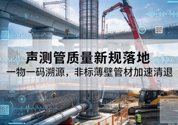光山声测管质量新规落地，一物一码溯源，非标薄壁管材加速清退